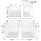 Sorbus Clear Fridge & Freezer Organizing Bin Set